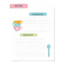 Modelo de Receita A4 (Download Imediato)