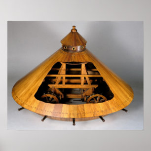 Poster Modelo de reconstrução da design da Vinci