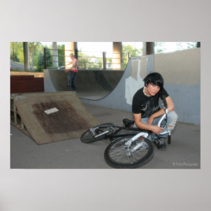 Póster Modelo de Scenester BMX
