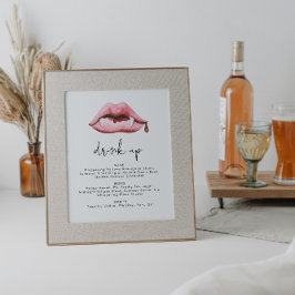 Poster Modelo de Sinal de Bar de Partido Halloween