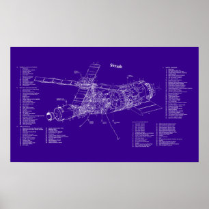 Poster Modelo de Skylab