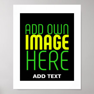 POSTER MODELO DE TEXTO DE IMAGEM PRETA SIMPLES EDITÁVEL M