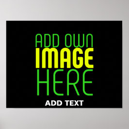 POSTER MODELO DE TEXTO DE IMAGEM PRETA SIMPLES EDITÁVEL M