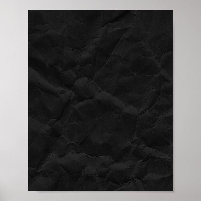 PÓSTER MODELO DE TEXTURA DE PAPEL COM FIO A PRETO (Frente)