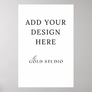 Poster Modelo de Vazio de 20 x 30 polegadas