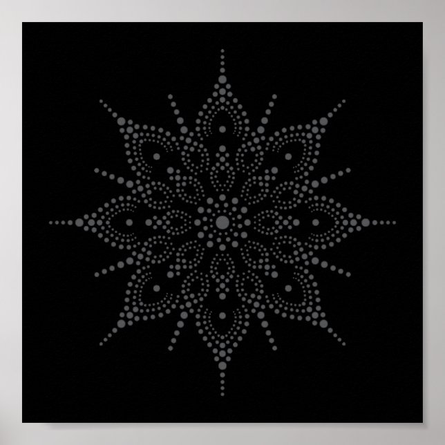 Poster Modelo do Micro Dot Mandala (Frente)