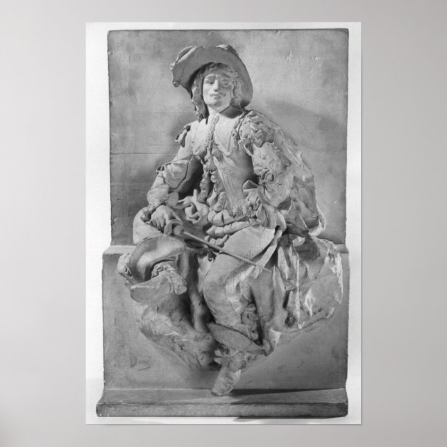 Póster Modelo do Monumento a Alexandre Dumas Pere (Frente)