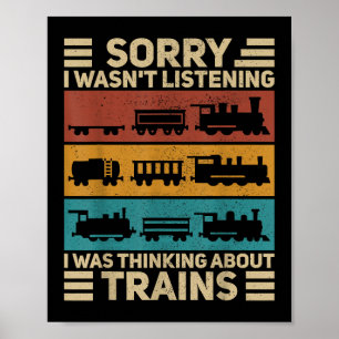Poster Modelo F De Condutor Ferroviário F Do Comboio Do V