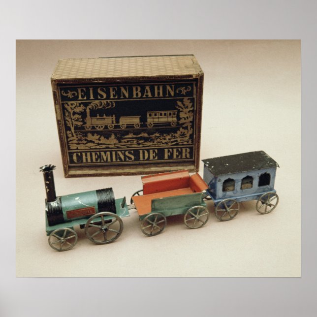 Poster Modelo ferroviário, c.1870 (Frente)