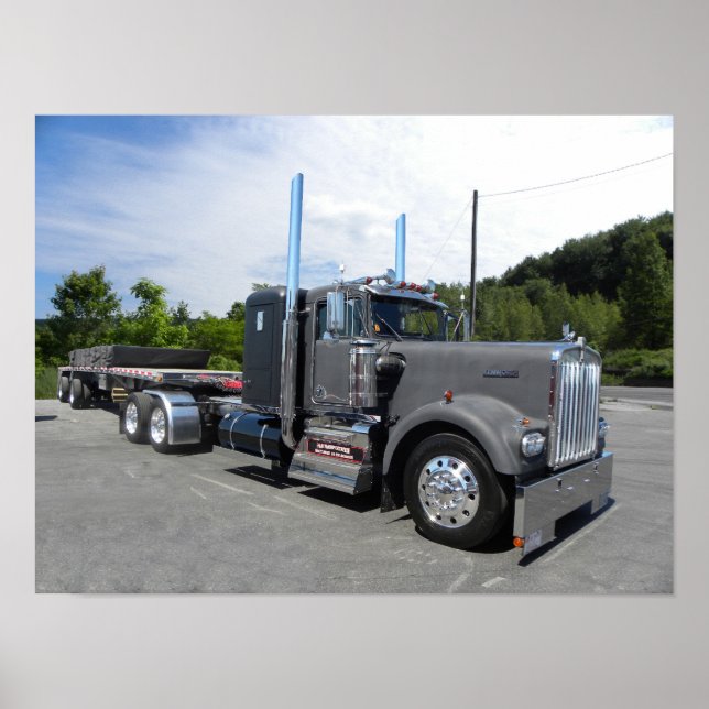 Poster Modelo Kenworth A de Lang (cor) (Frente)