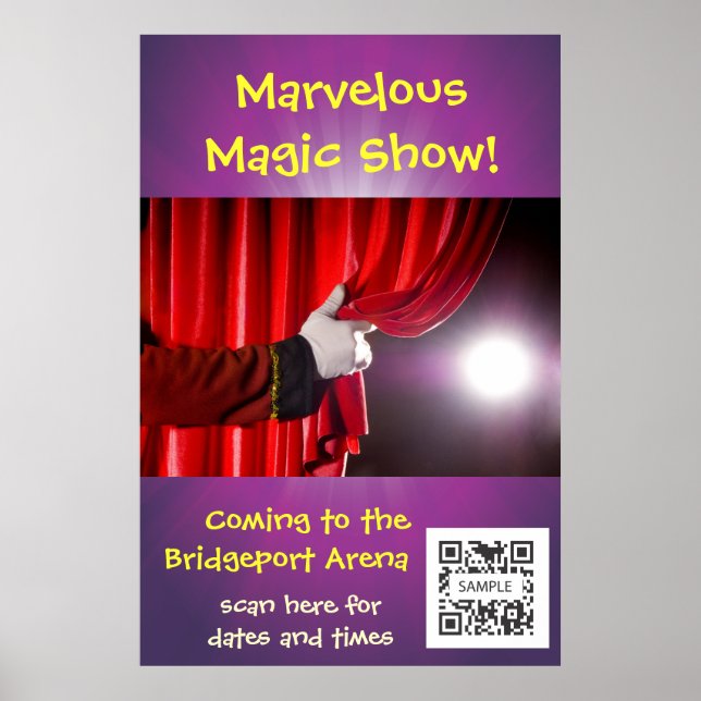 Poster Modelo Magic Show (Frente)