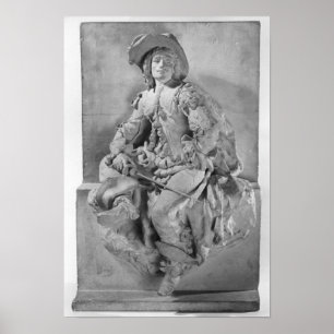Póster Modelo para o monumento a Alexandre Dumas Pere