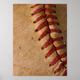 Póster Modelo personalizado Fim-Acima do softball do