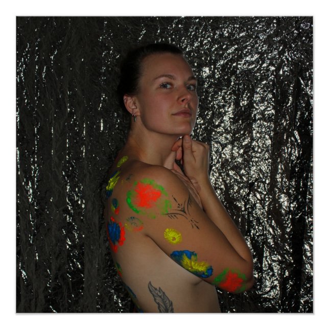 Póster Modelo Pintado por Corpo (Frente)