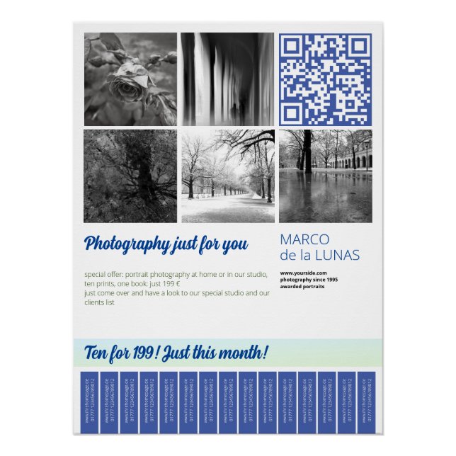 Póster Modelo Poster brilhante (Frente)