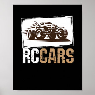 Poster Modelo Remoto RC Cars RC