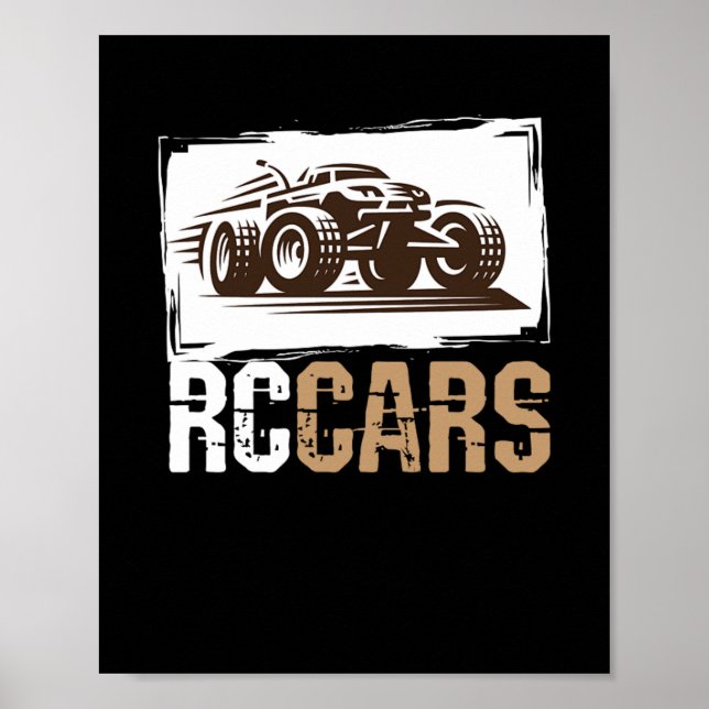 Poster Modelo Remoto RC Cars RC (Frente)