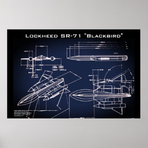 Poster Modelo SR-71