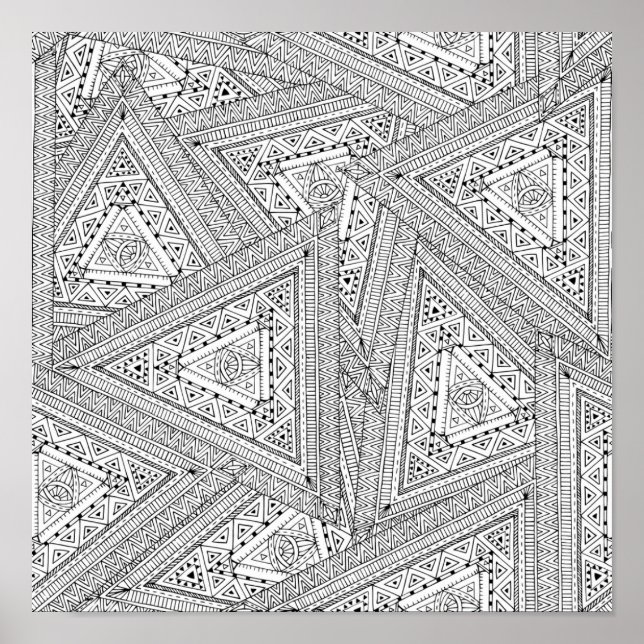 Póster Modelo Tribal 2 (Frente)