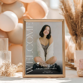 Poster Modern Casual Trendy photo graduation Welcome