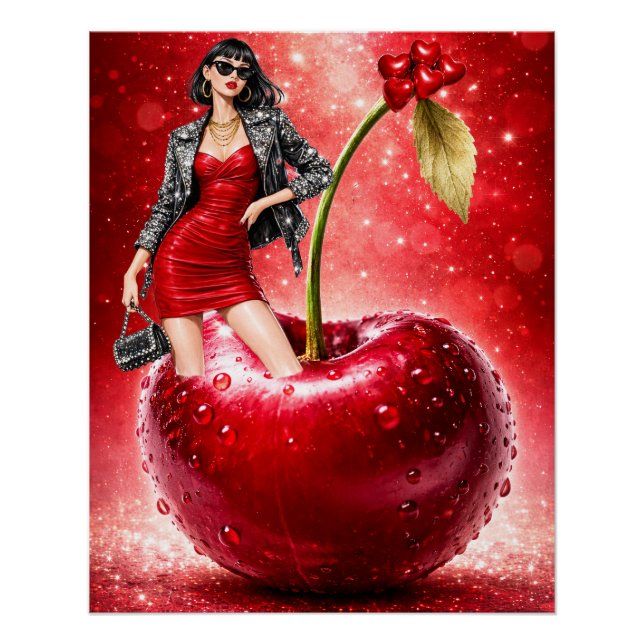 Póster Modern Cherry Designs (Frente)