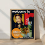 Poster Modern High School Graduation Welcome<br><div class="desc">Modern High School Graduation Welcome Sign</div>