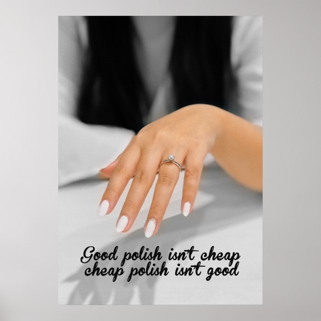 Poster Modern Manicure & Beauty Wall Decor (Frente)