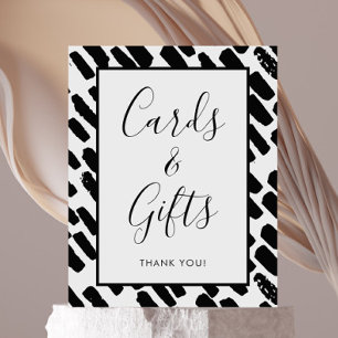 Poster Modern Script Cards & Gifts Sign