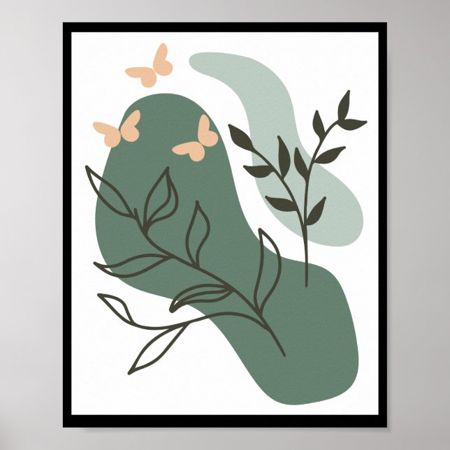 Poster Modern Semi Gloss Poster/ Wall Art (Frente)