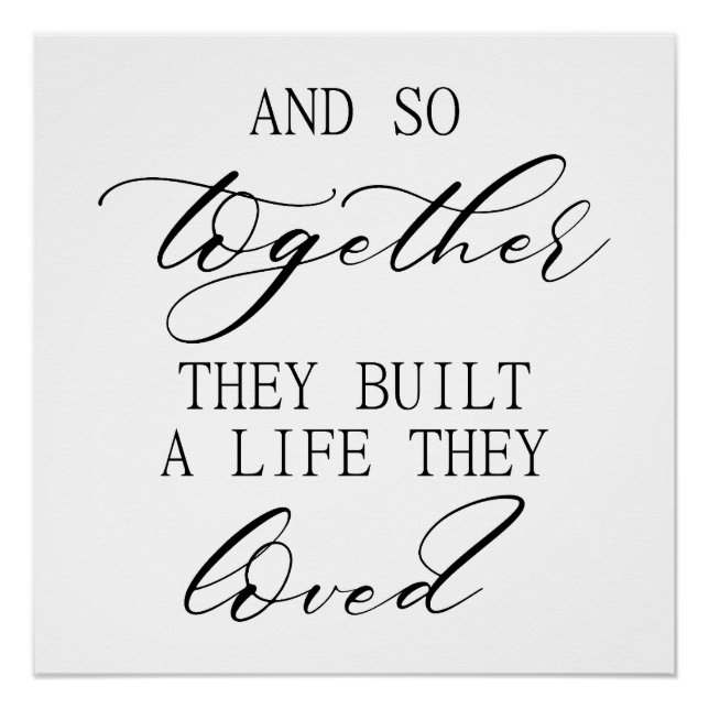 Póster Modern Wedding Backdrop – Wedding Sign & Backdrop (Frente)
