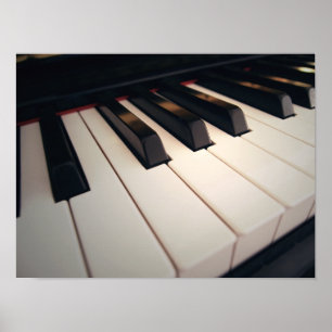 Poster moderno do piano