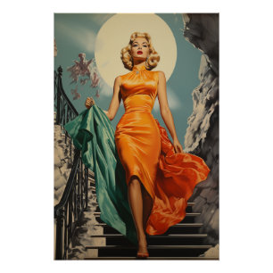 Póster Moderno do século médio