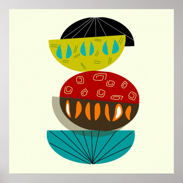 Poster moderno do século médio nº 56 (Frente)