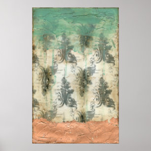 Poster Moderno Fleur De Lis Design