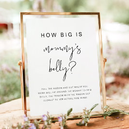 Poster Moderno Minimalista ADELLA Qual é a dimensão do se