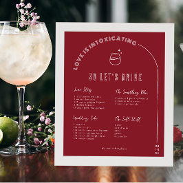 Poster Moderno Minimalista | Bebida com a Assinatura da N