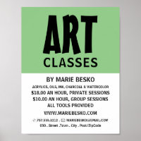 Moderno, Professora de Arte, Publicidade de Classe