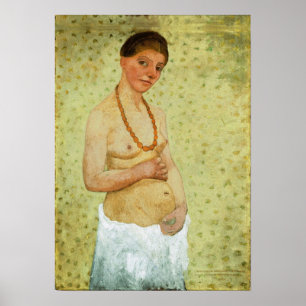 Poster Modersohn-Becker - Autorretrato, 6
