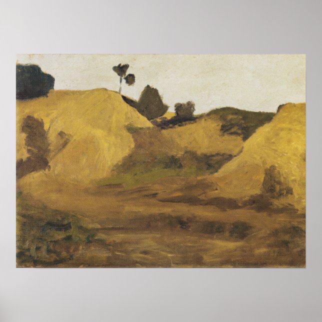 Poster Modersohn-Becker - Cava de Areia em Weyersberg 189 (Frente)