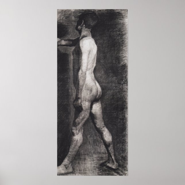 Poster Modersohn-Becker - Homem em Pé 1899 (Frente)