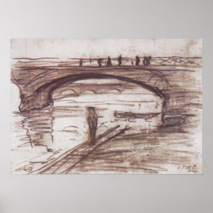 Poster Modersohn-Becker - Pontes Em Paris, 1905