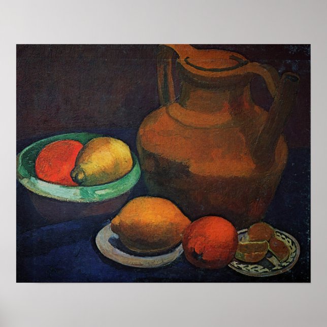 Poster Modersohn-Becker - Vida Estática Com Jug 1907 (Frente)
