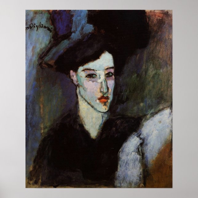 Poster Modigliani - A Judia 1908 (Frente)