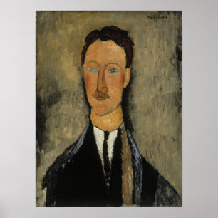 Poster Modigliani - Retrato do artista Léopold Survag