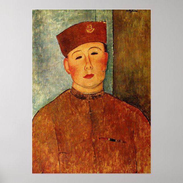Poster Modigliani - Zouave 1918 (Frente)