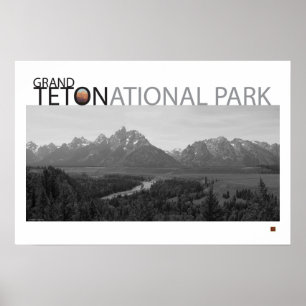 Póster Modo de Exibição GRAND TETON NAT’L PARK-Wyomin