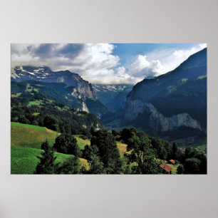 Poster Modo de exibição Lauterbrunnen