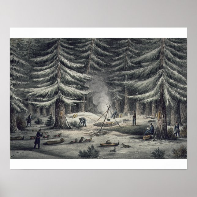 Póster Modo de Fazer lugar de repouso numa noite de inver (Frente)