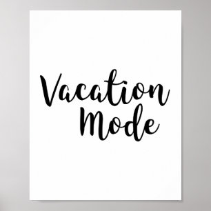 Poster Modo de Férias