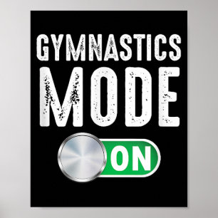 Poster Modo De Ginástica No Treinador De Atleta De Gymnas